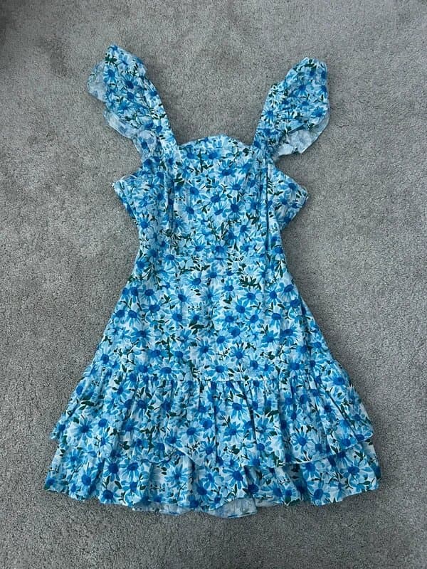 New Look Blue Floral Summer Dress