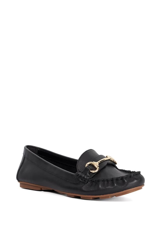 Dune London Dune London Women's 'Ganwell' Leather Loafers in Black - 2