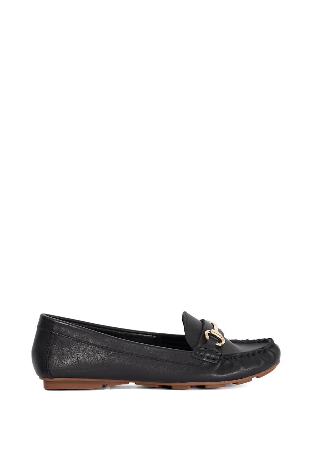 Dune London Dune London Women's 'Ganwell' Leather Loafers in Black - 4