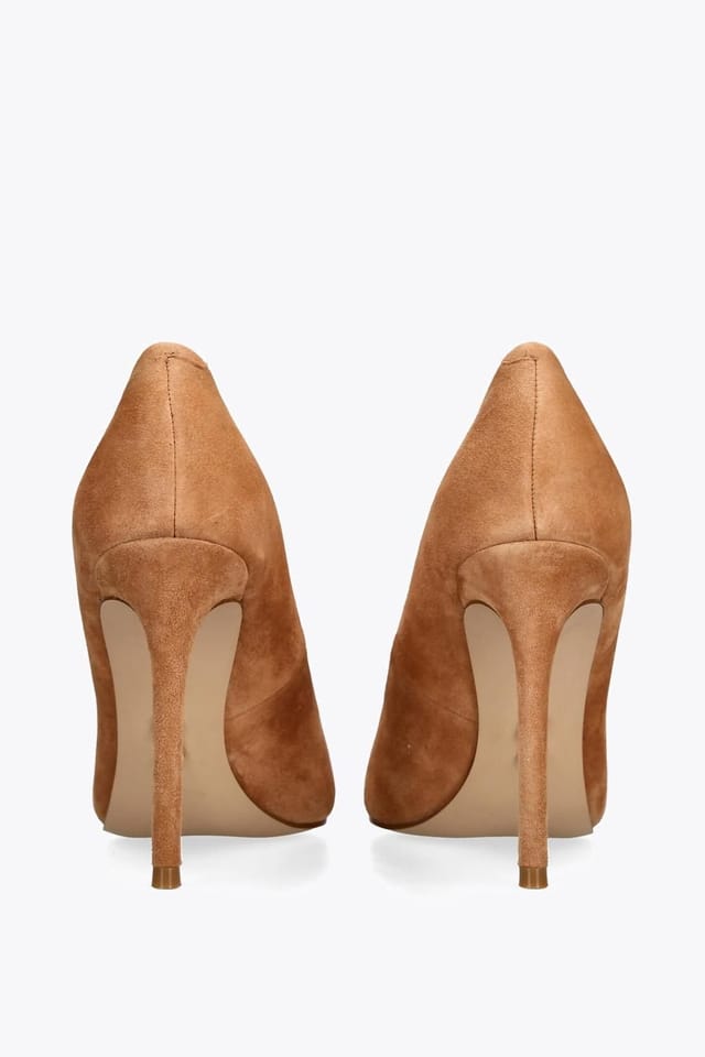 Steve Madden STEVE MADDEN Women's 'Thrive Camel Suede' Suede Heels - 3