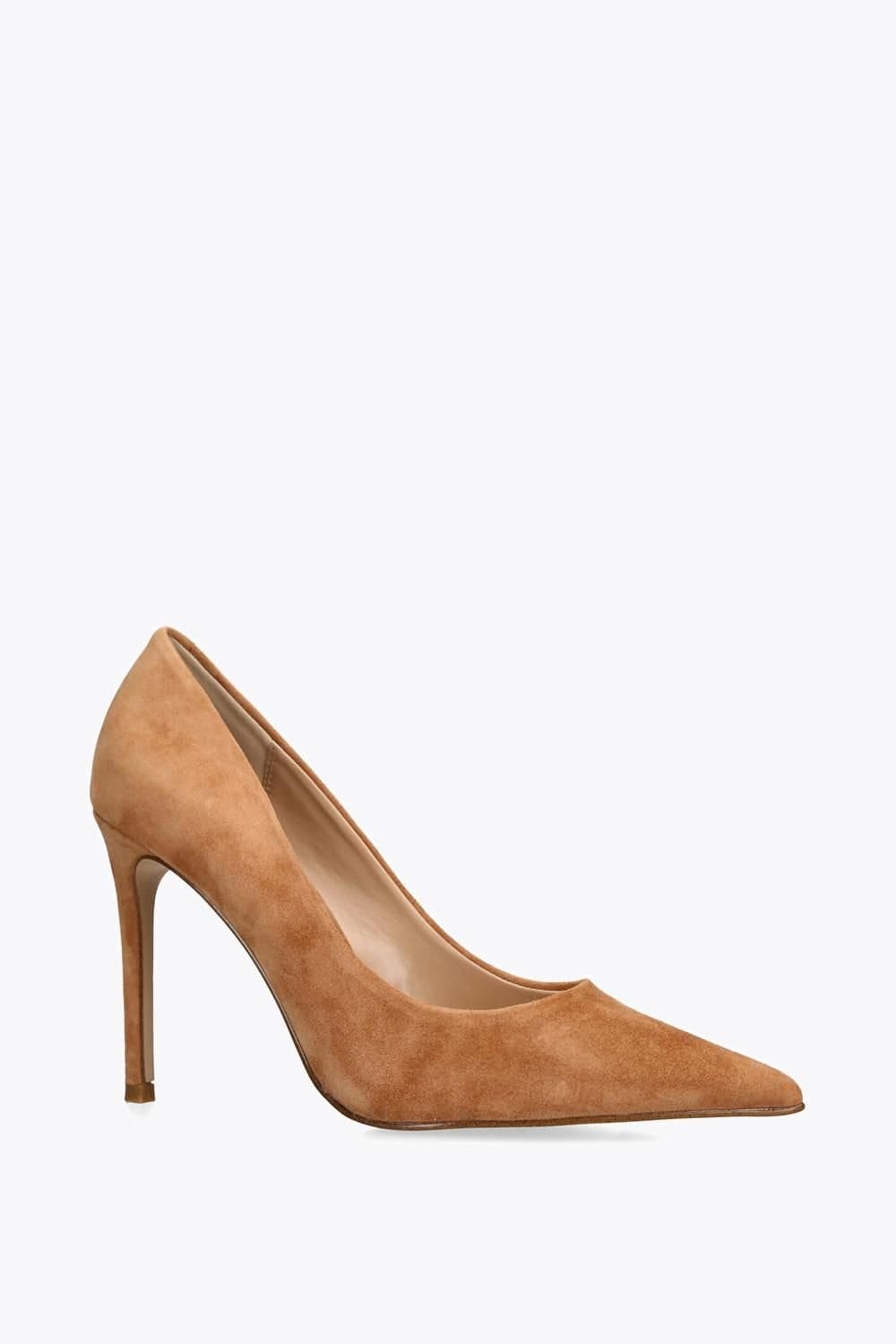 Steve Madden STEVE MADDEN Women's 'Thrive Camel Suede' Suede Heels - 4