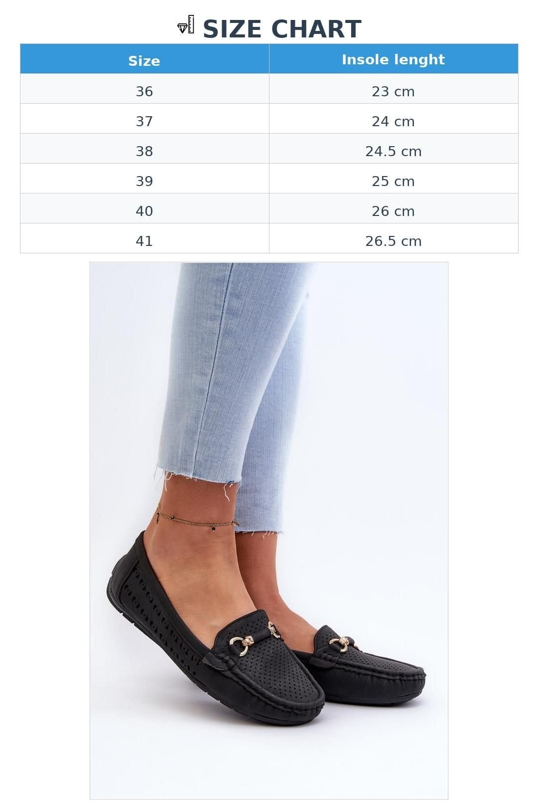 Love Lace Love Lace Women's Gold Front Openwork Moccasins Soft Insole Comfort Everyday in Black - 4