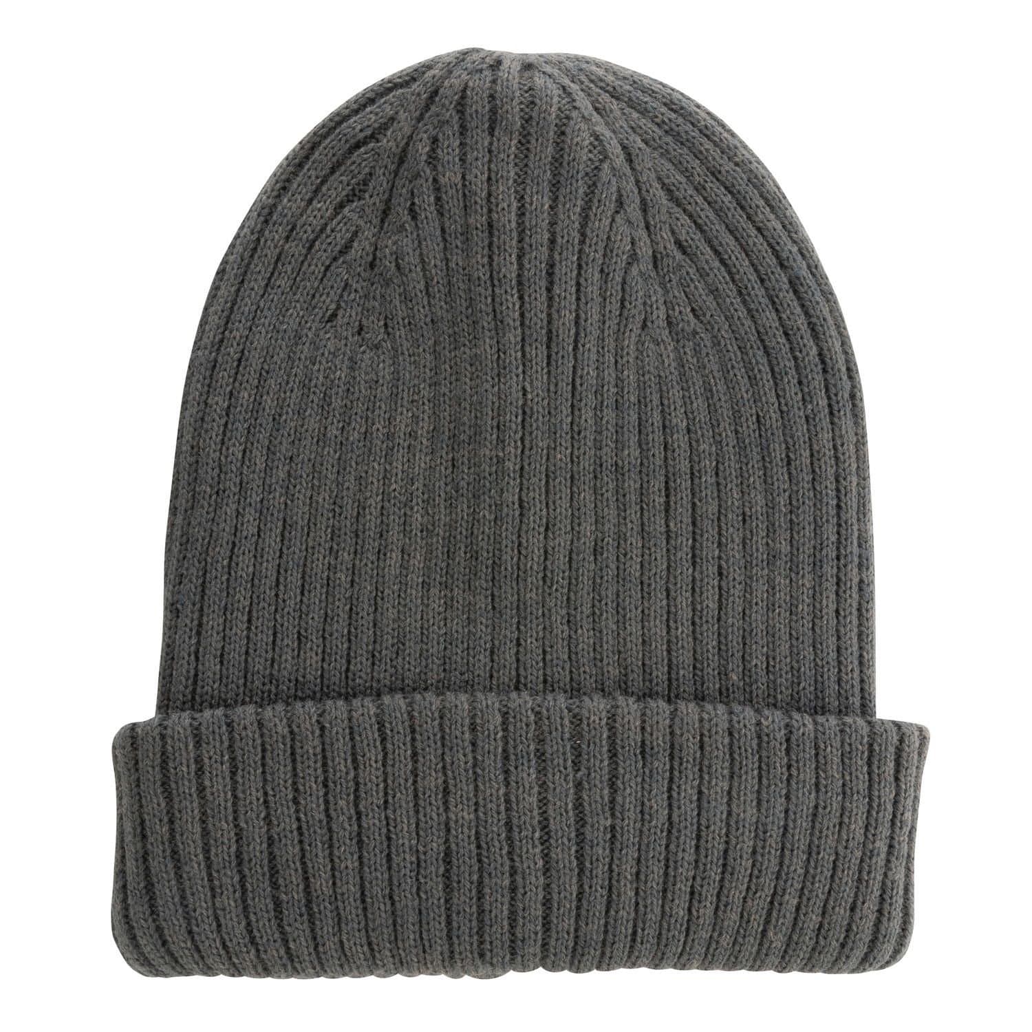 XD Design XD Design Men's Impact Aware Polylana Double Knit Beanie in Dark Grey