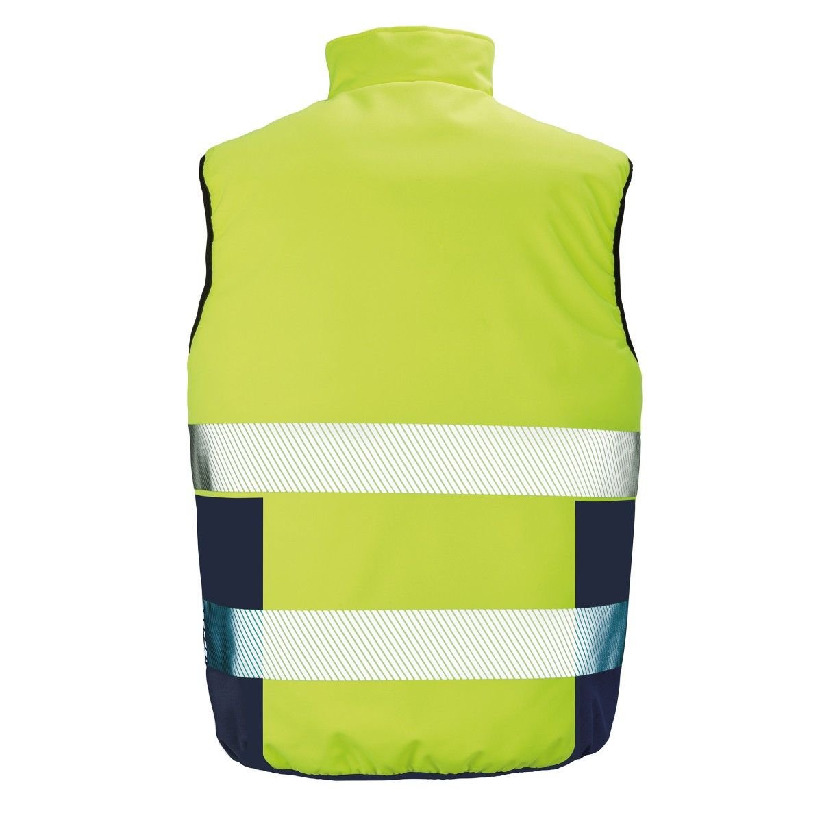 SAFE-GUARD by Result SAFE-GUARD by Result Men's Soft Touch Reversible Gilet in Yellow - 2