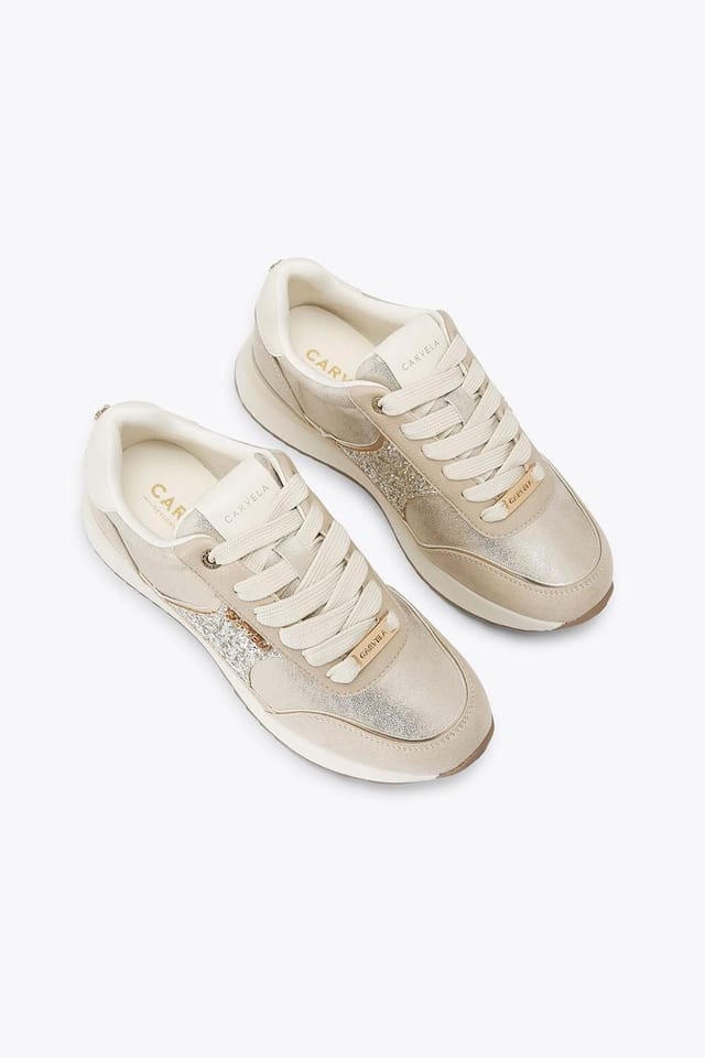 Carvela Carvela Women's 'Angelina' Trainers in Gold - 2