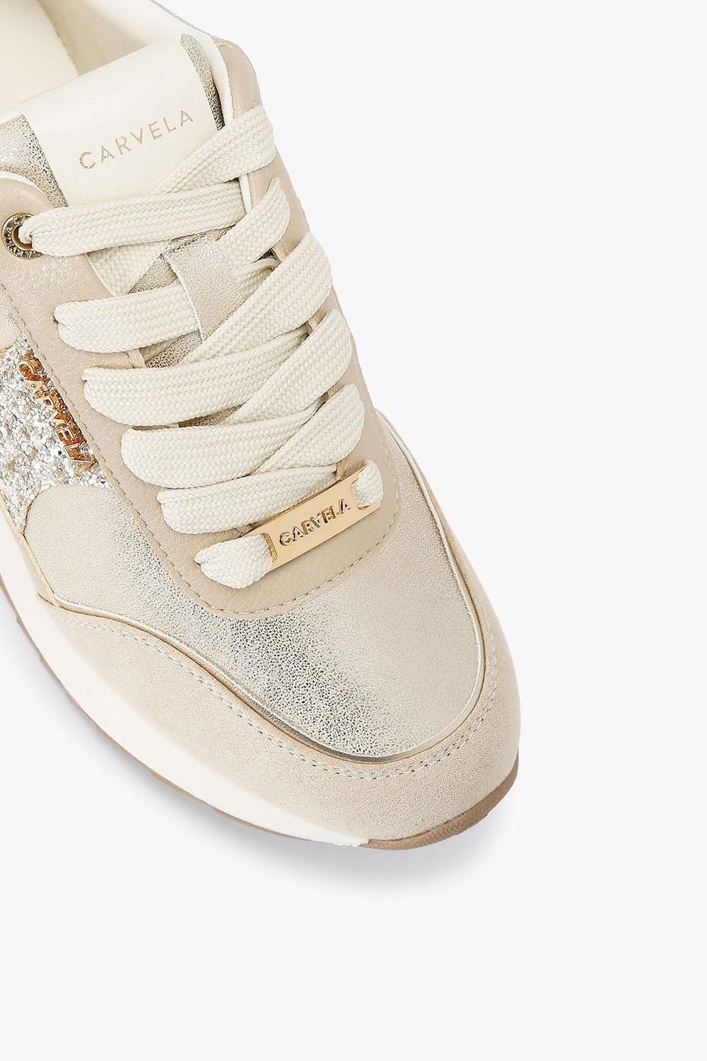 Carvela Carvela Women's 'Angelina' Trainers in Gold - 4