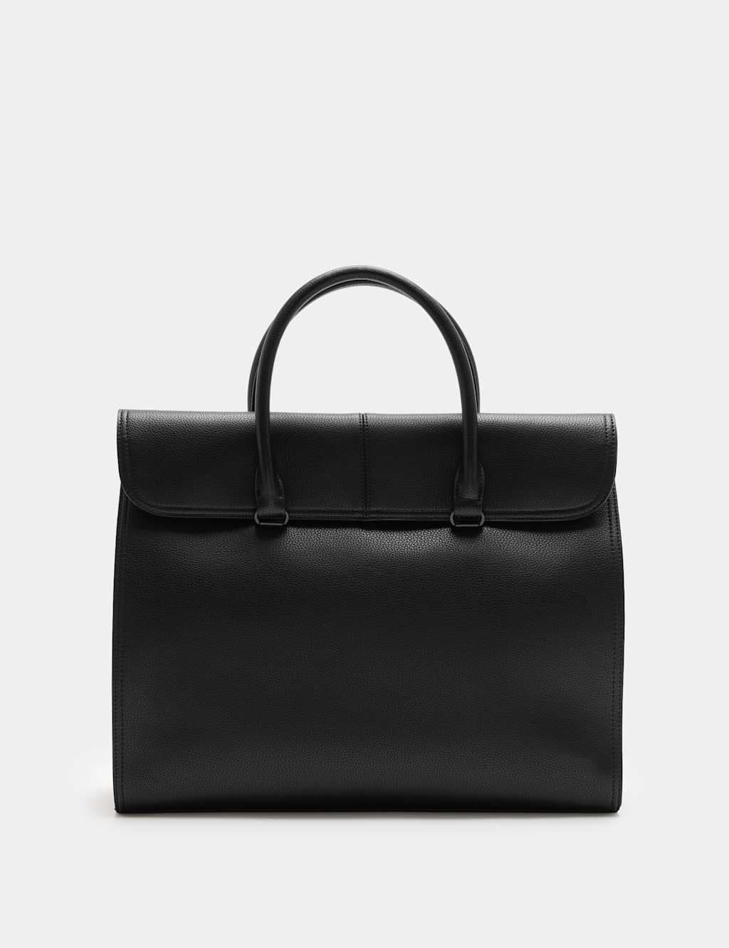 Marks & Spencer M&S Mock Leather Laptop Bag Black