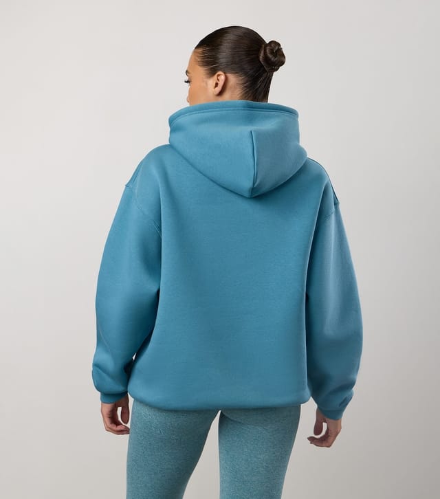 Gym King Women's Light Blue 365 Hoodie Gym King New Look - 3