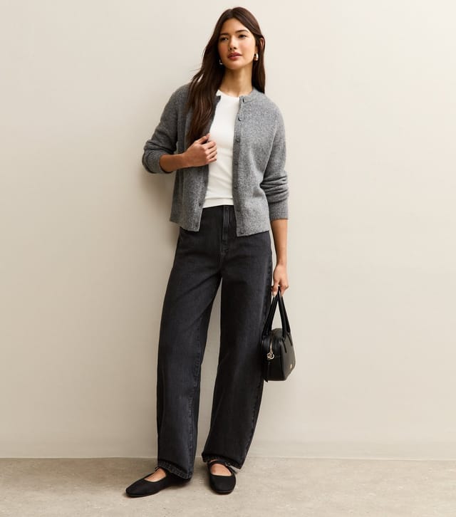 New Look Women's Black Barrel Leg Jeans New Look - 3