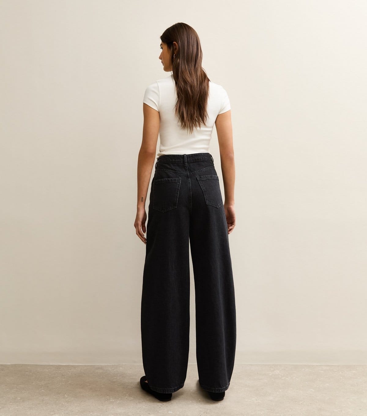 New Look Women's Black Barrel Leg Jeans New Look - 4