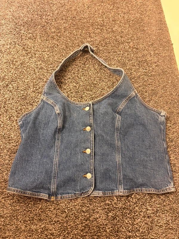 New Look Denim halter neck top