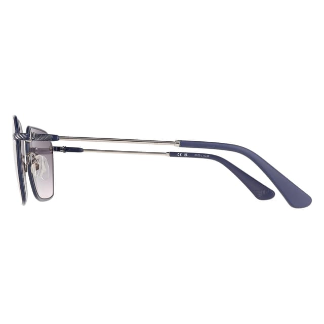 Police Police Men's Square Shiny Palladium Smoke Gradient SPLL84 Octane 9 in Silver - 3