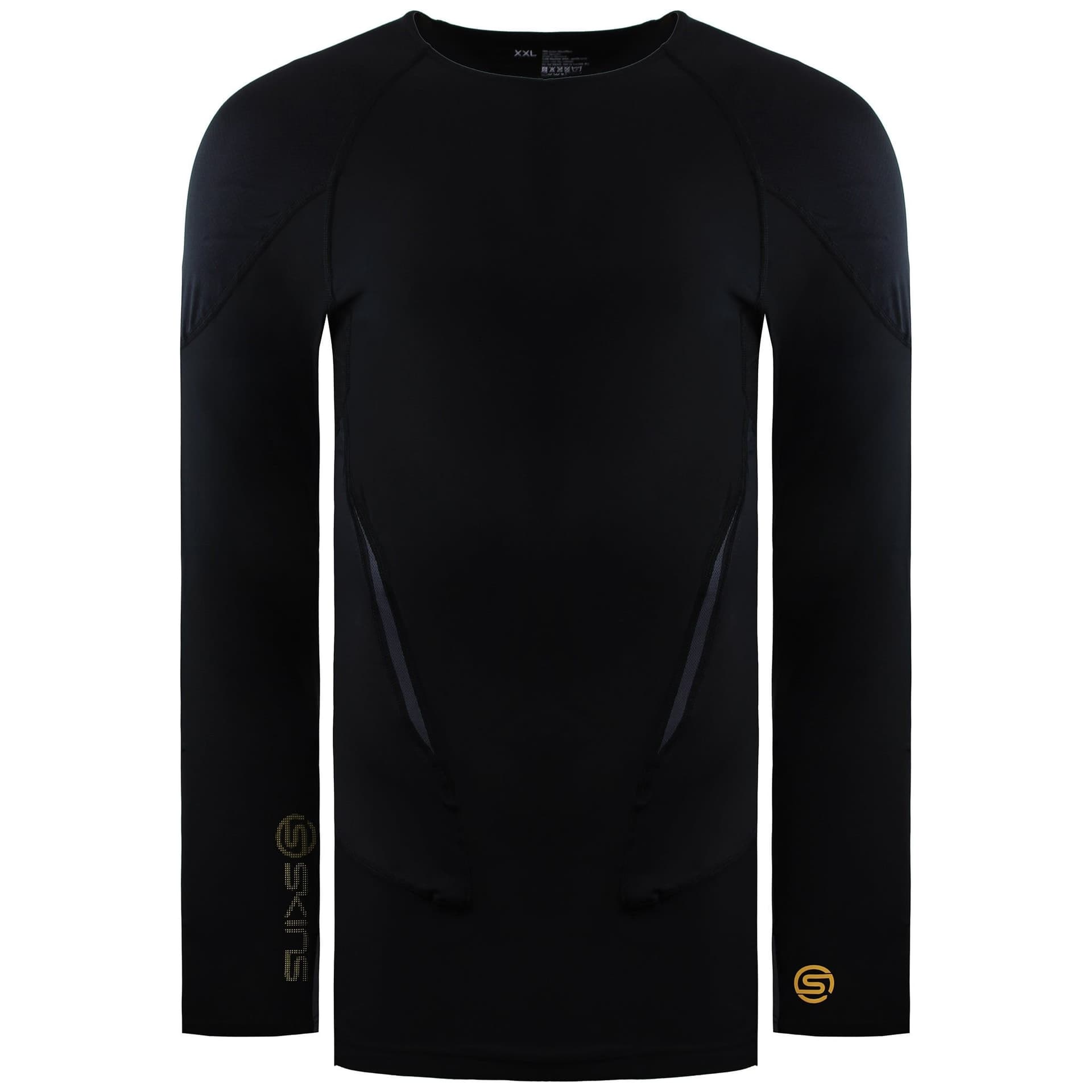 Skins Skins Men's Series-3 400 Black Baselayer Top