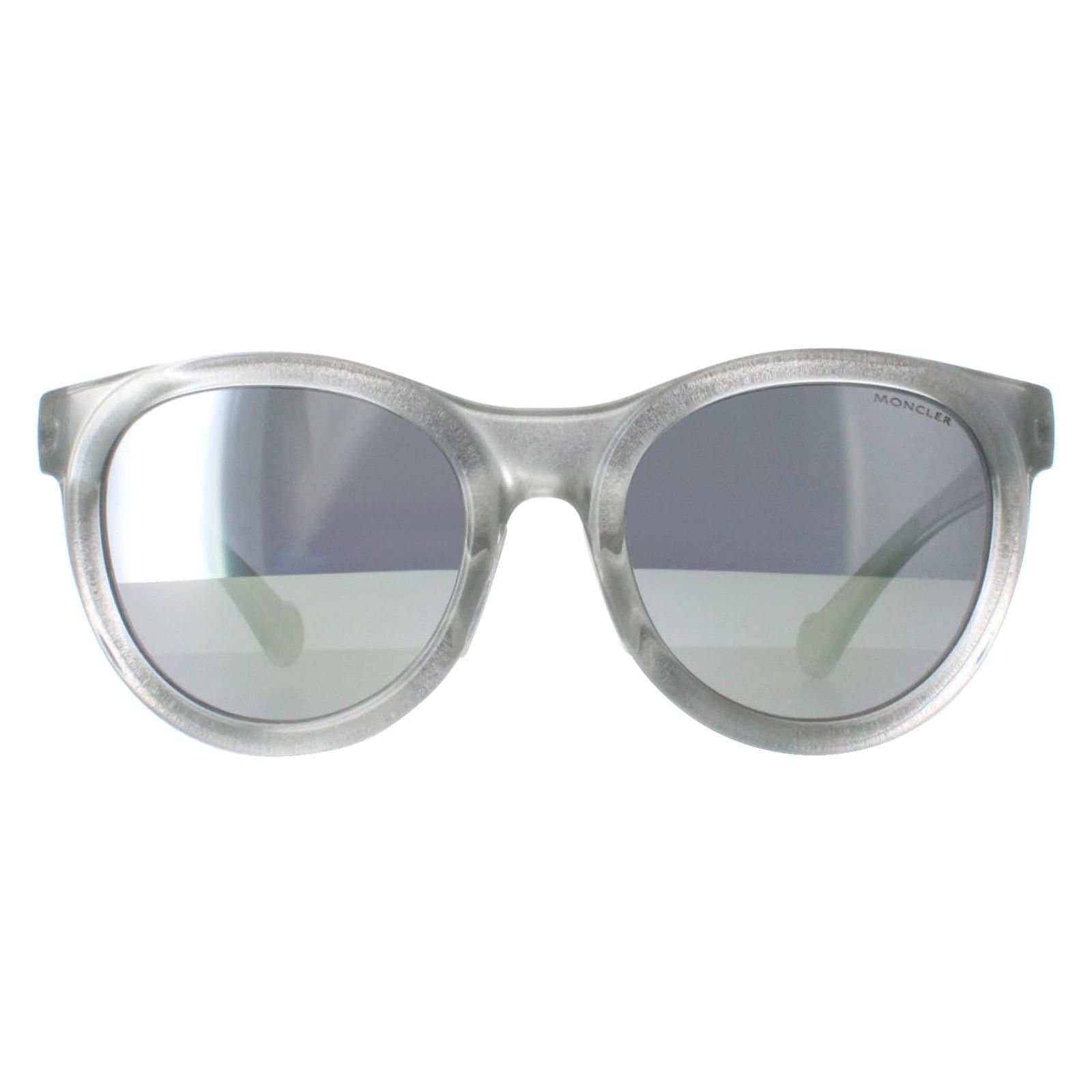 Moncler Moncler Men's Round Grey Transparent Grey Mirror ML0087