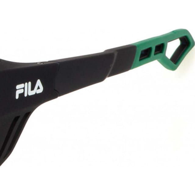 Fila FILA Men's SFI722-637U4V Square/Rectangle Sunglasses in Black - 2