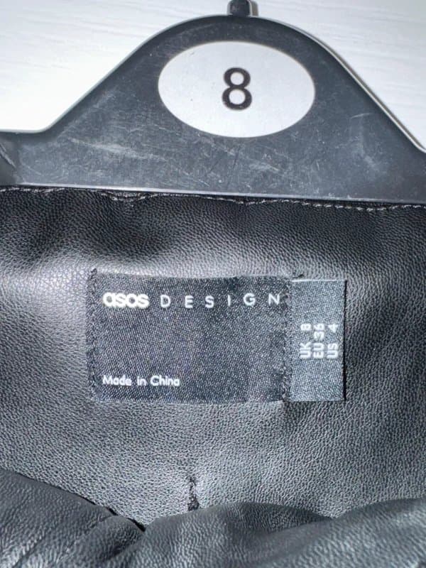 ASOS Asos fake leather skirt size 8