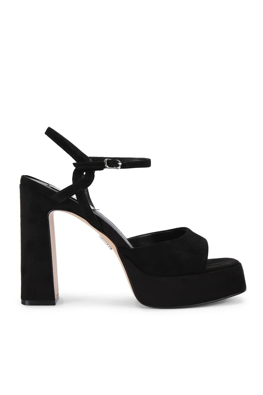 Steve Madden Steve Madden Women's 'Miliana Black' Suede Heels in Black