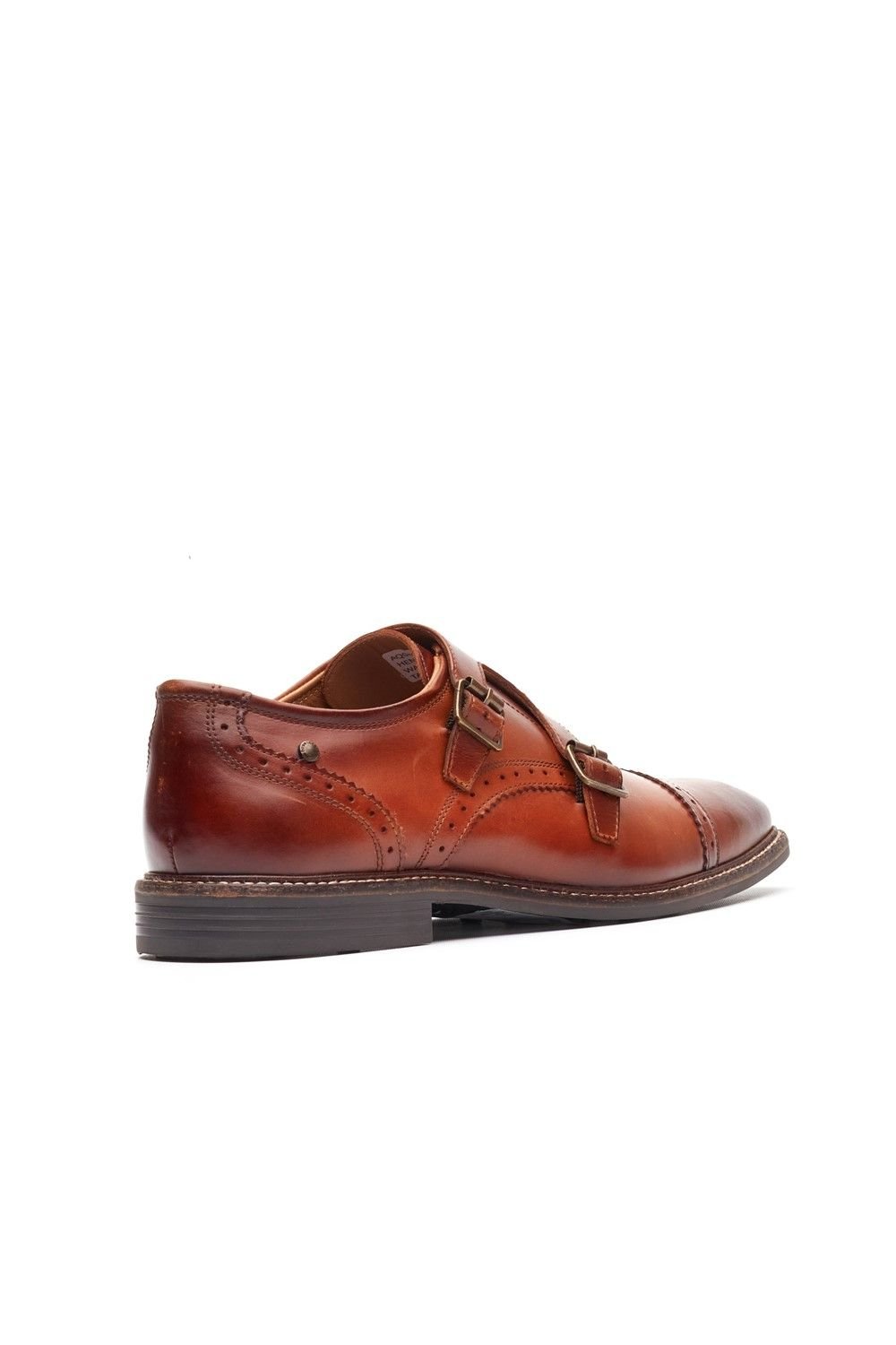 Base London Base London Men's Henley Double Monk Shoe in Tan - 2