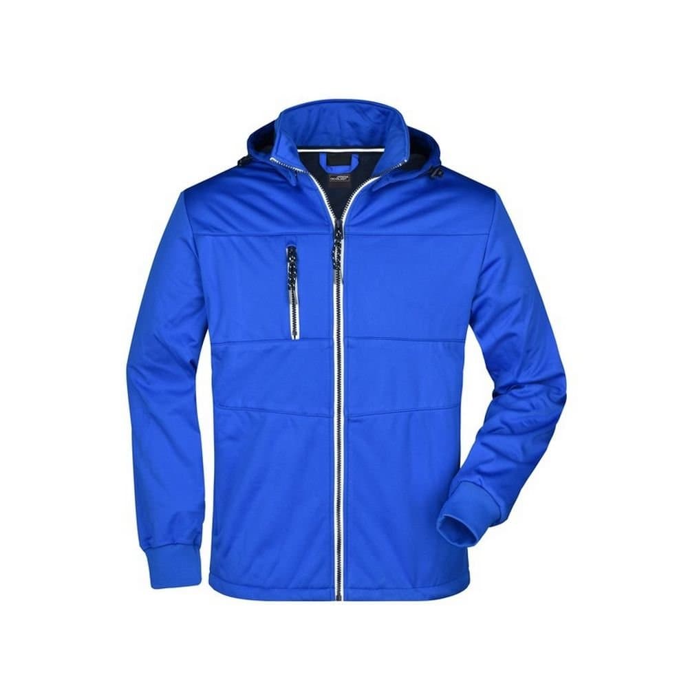 James and Nicholson James and Nicholson Men's Maritime Softshell Jacket in Bright Blue