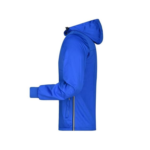 James and Nicholson James and Nicholson Men's Maritime Softshell Jacket in Bright Blue - 3