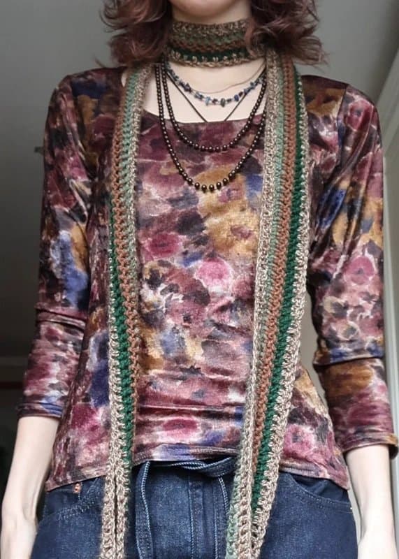 Topshop flora velvet top