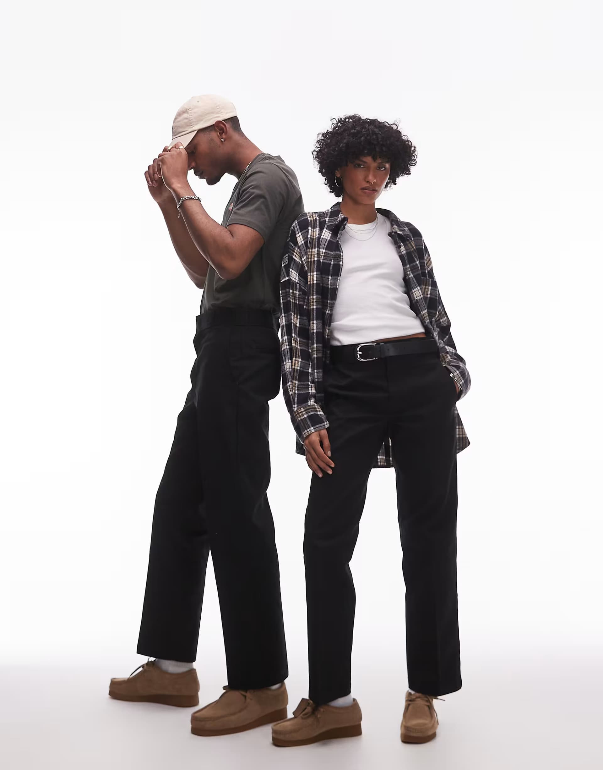 ASOS Dickies 874 straight fit work chino trousers in black