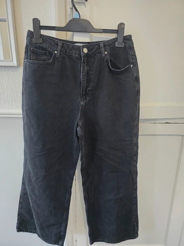 New Look New look wide leg jeans size 12 short