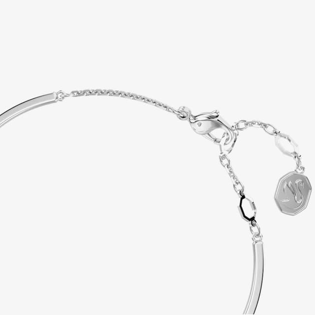 Swarovski Swarovski Women's Hyperbola Rhodium Plated Blue Heart Bracelet 5680393 - 3