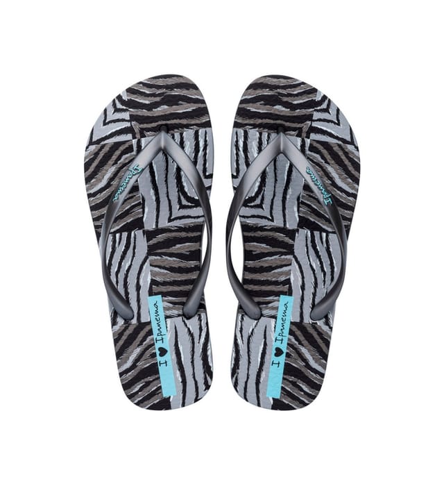 Ipanema Women's Grey Animal Print Flip Flops Ipanema New Look - 2