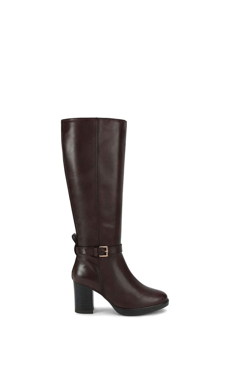 KG Kurt Geiger KG Kurt Geiger Women's 'Sage High Leg' Leather Boots in Brown - 1