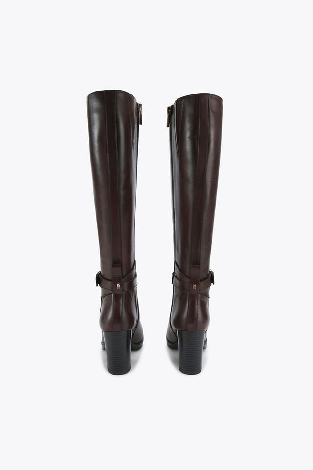 KG Kurt Geiger KG Kurt Geiger Women's 'Sage High Leg' Leather Boots in Brown - 3