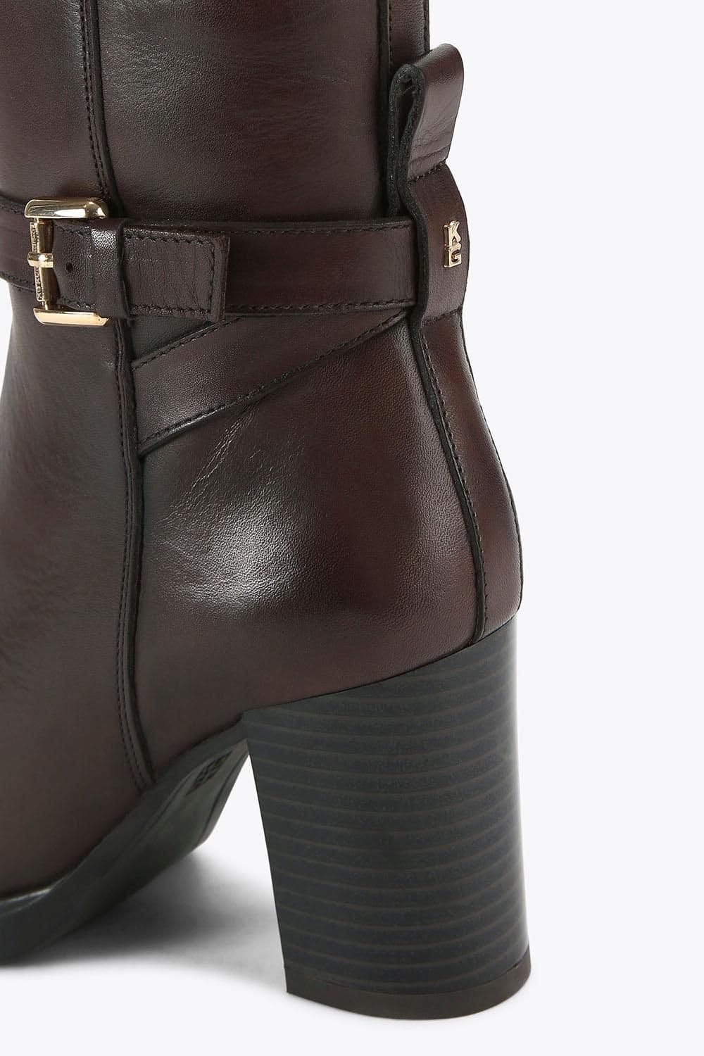 KG Kurt Geiger KG Kurt Geiger Women's 'Sage High Leg' Leather Boots in Brown - 4