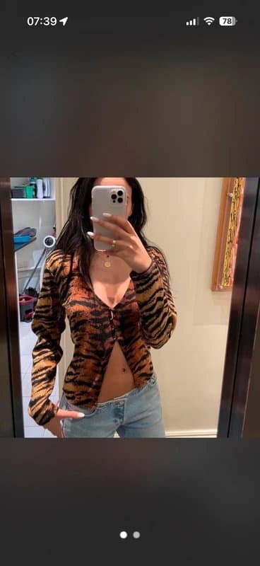 ASOS leopard going out top