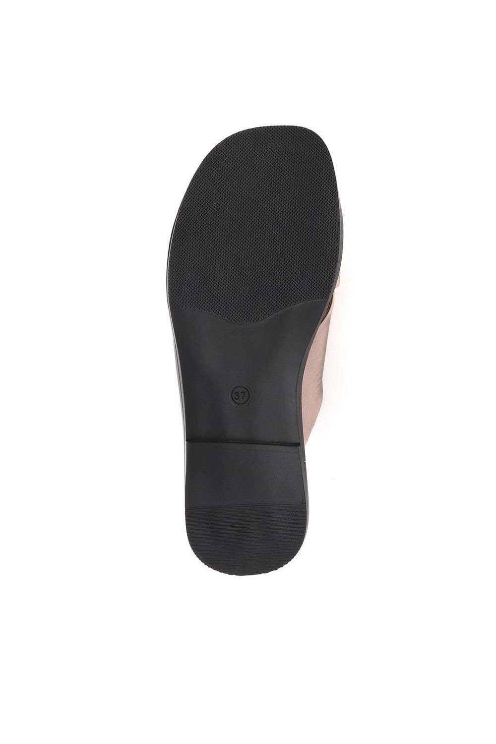 Jones Bootmaker Jones Bootmaker Women's Hazelle Flat Mule Sandals in Metallics - 4
