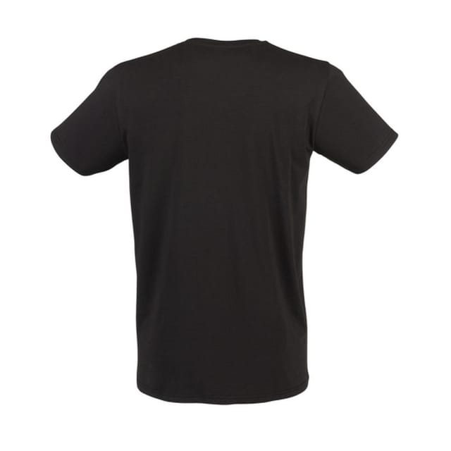 SF Men SF Men Men's Feel Good Stretch V Neck T-Shirt in Black - 2