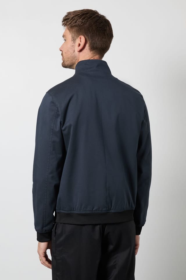 Burton 1904 Burton 1904 Men's Navy Funnel Neck Bomber Jacket - 3