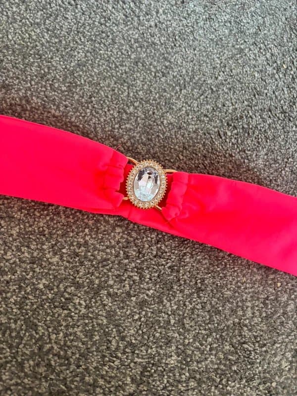 Moda Minx Moda minx style gemstone hairband glam beach holiday bikini pink same day post