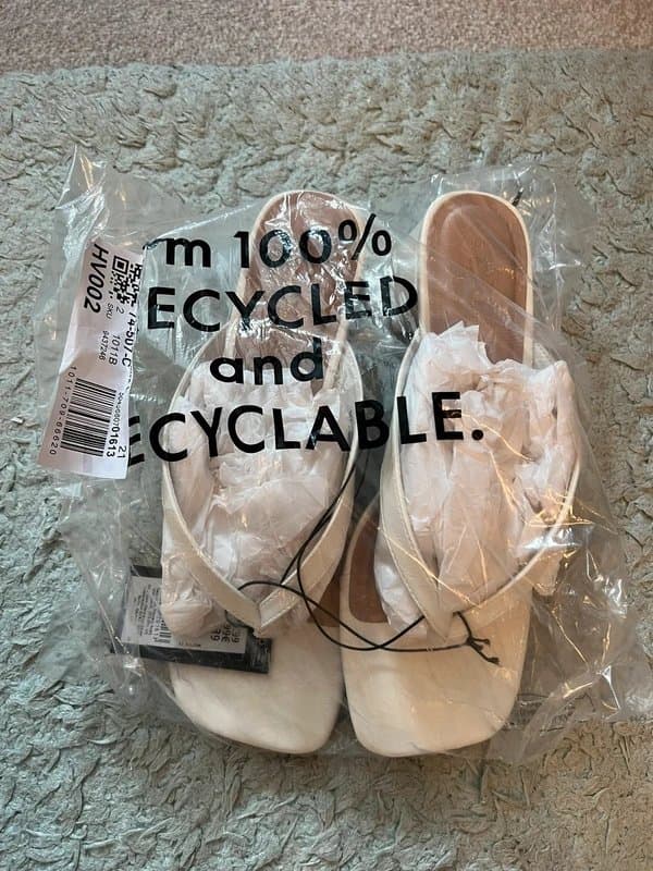 New Look New look Off White Toe Post Block Heel Sandals