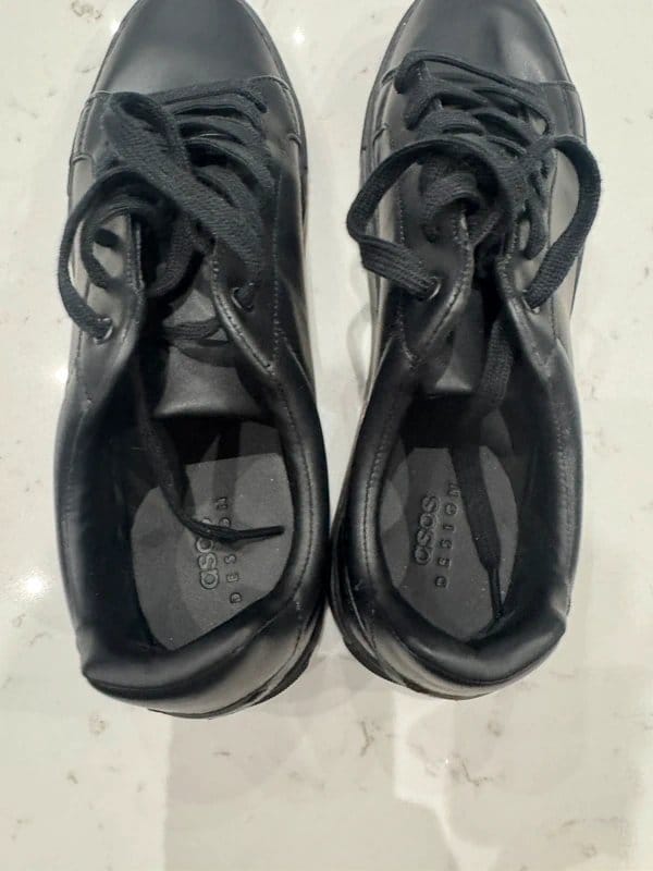 ASOS Design ASOS design black trainers uk size 12 - 1