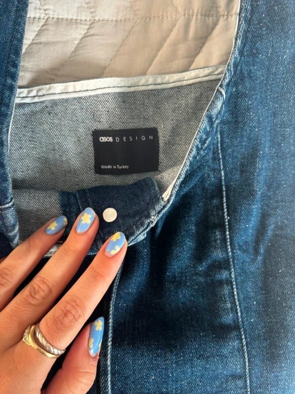 ASOS Denim ASOS waistcoat