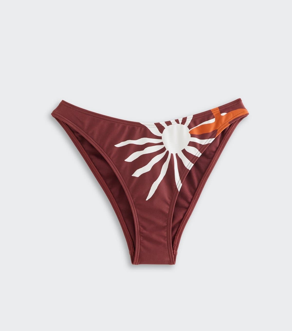 New Look Women's Brown Sun Print Hipster Bikini Bottoms New Look