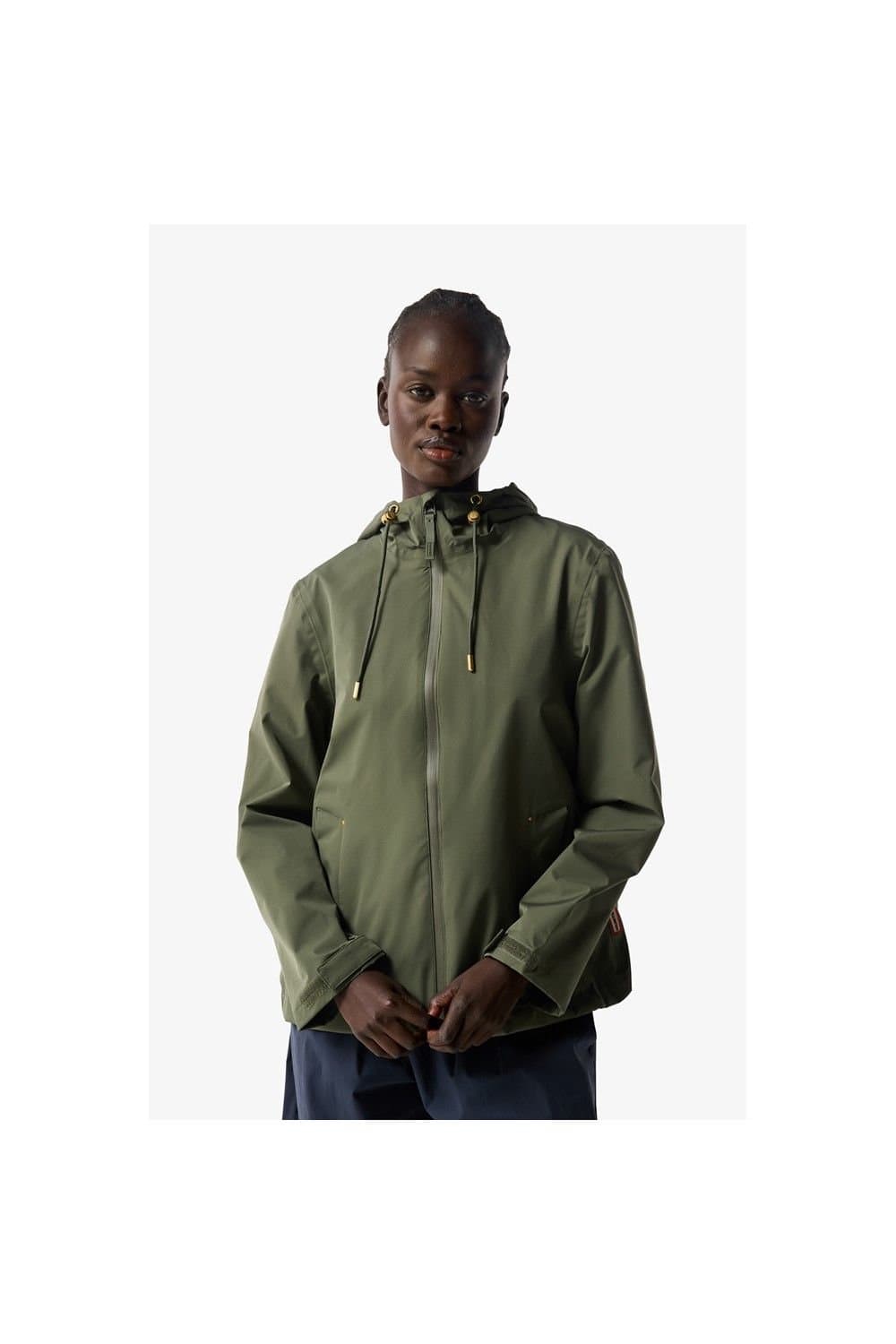 Hunter Hunter Women's Original Lightweight Waterproof Jacket in Dark Green