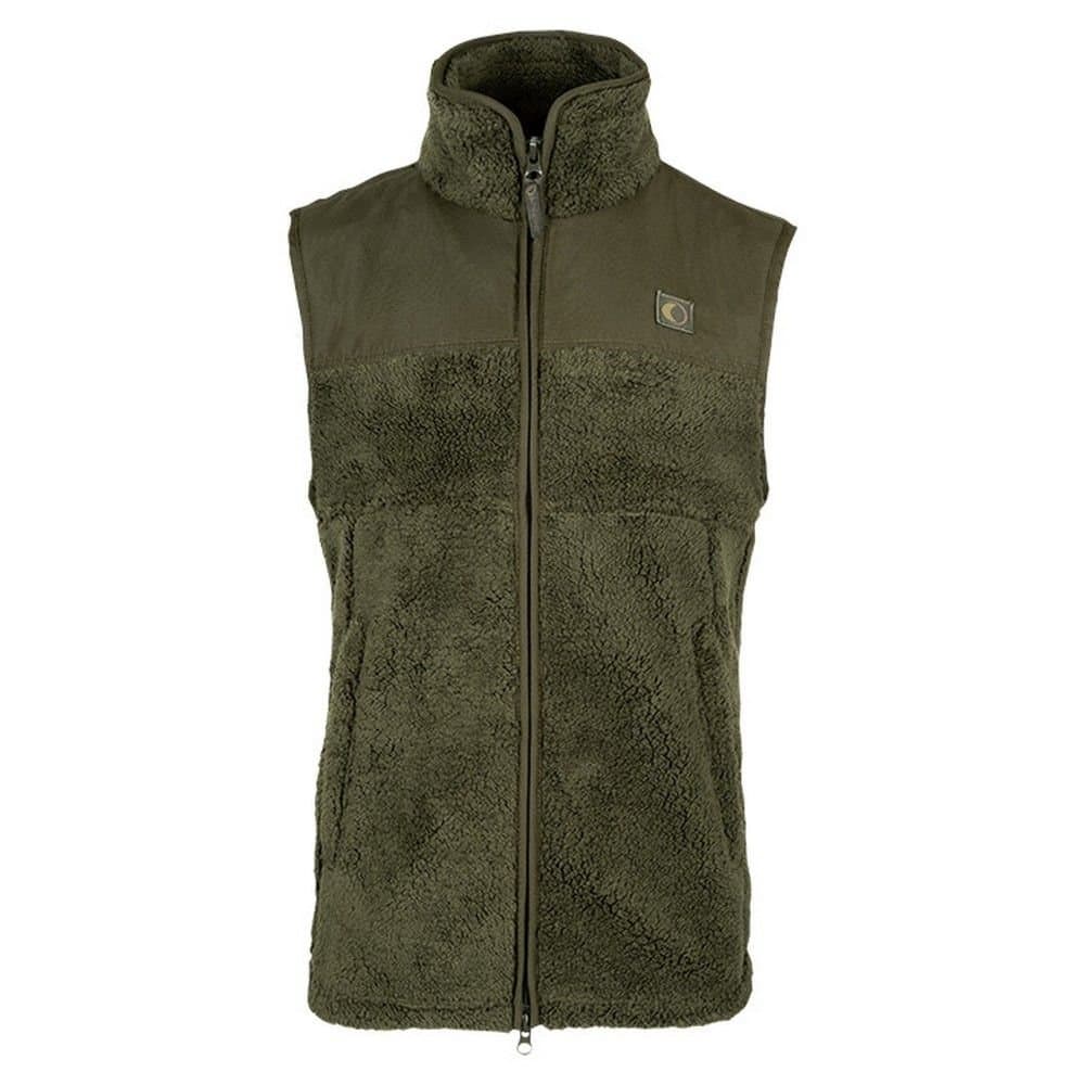 Speero Speero Men's Sherpa Fleece Gilet in Olive