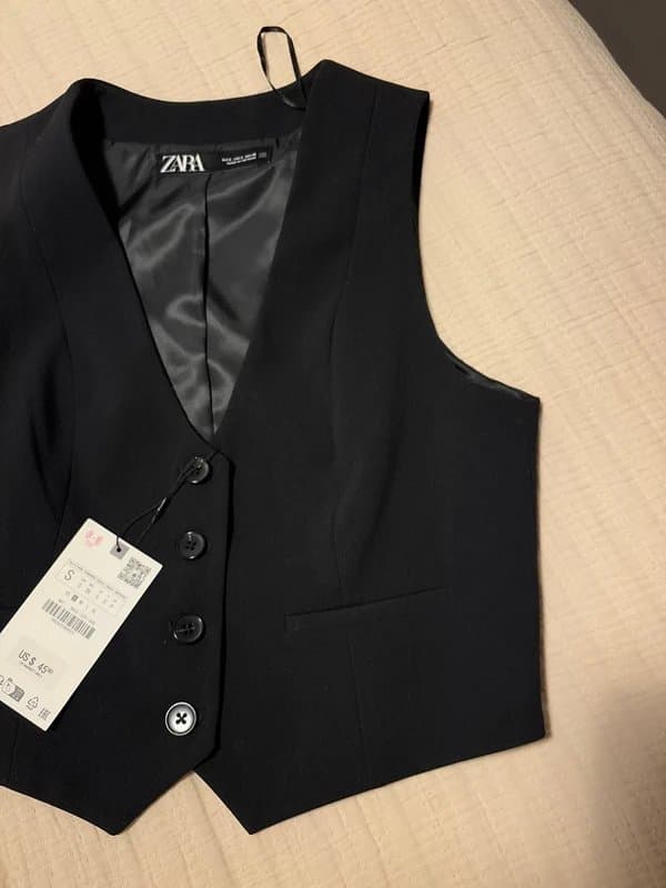 Zara Zara Women’s Tailored Waistcoat – Size S (BNWT)