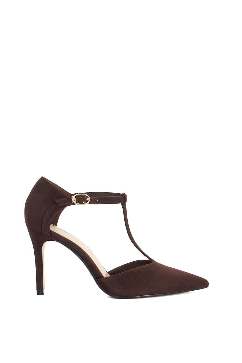 Dune London Dune London Women's 'Castered' Suede Court Shoes in Brown