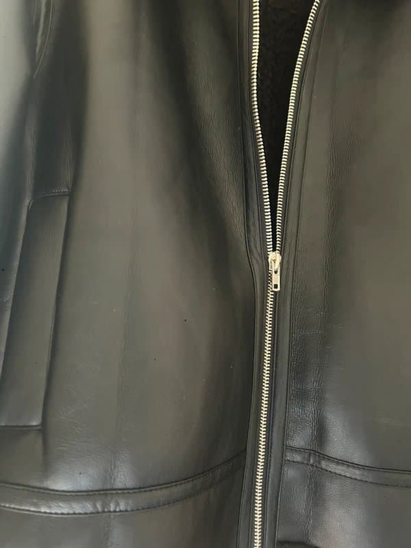 ASOS Design Faux leather lined coat