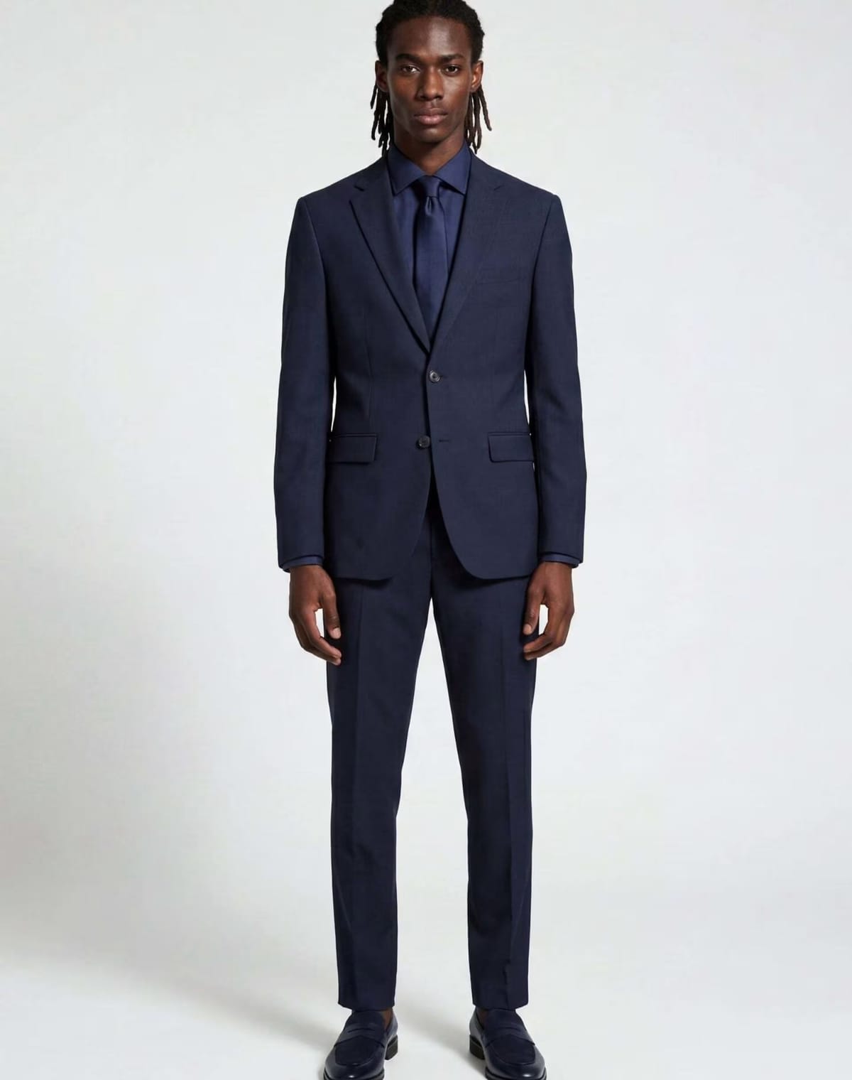 ASOS Harry Brown Alex suit jacket in navy - 1