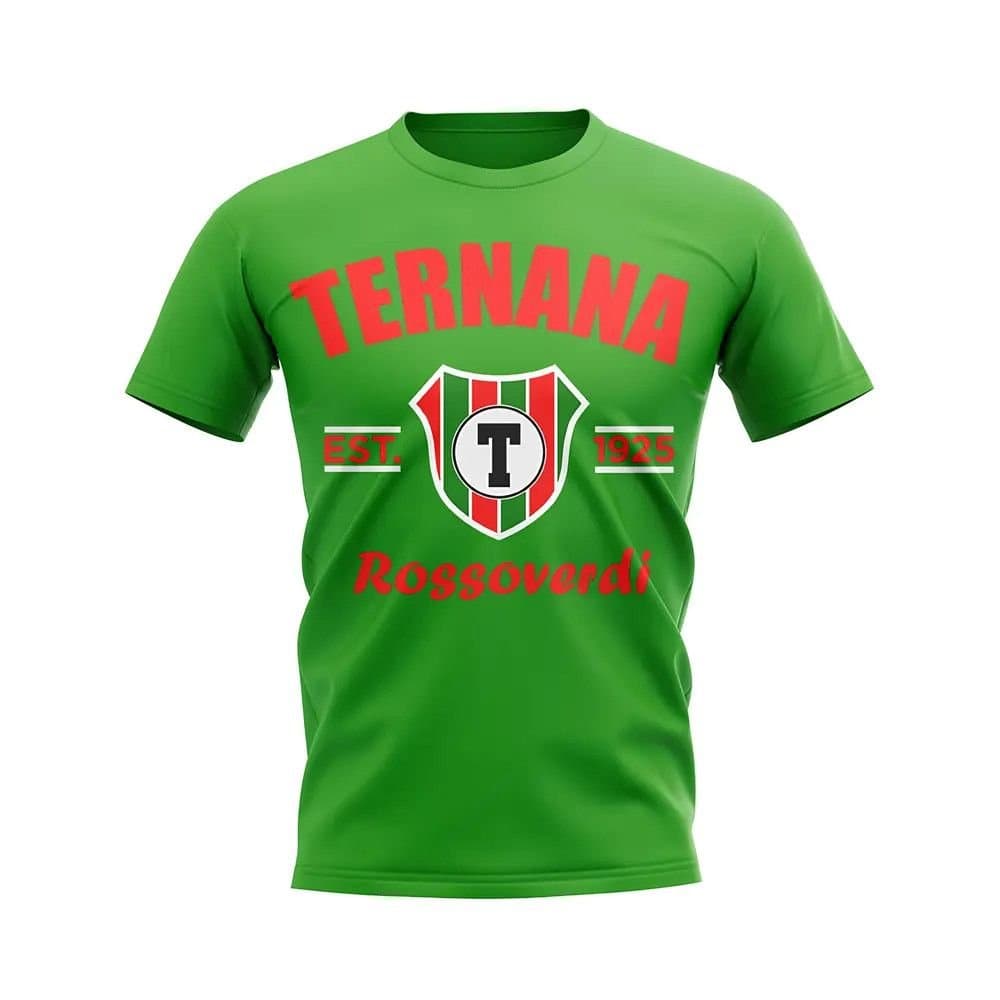 Ternana Ternana Men's Personalised Established Football T-Shirt in Green
