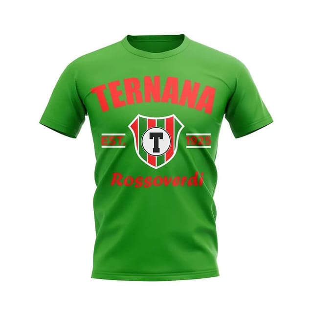 Ternana Ternana Men's Personalised Established Football T-Shirt in Green - 2