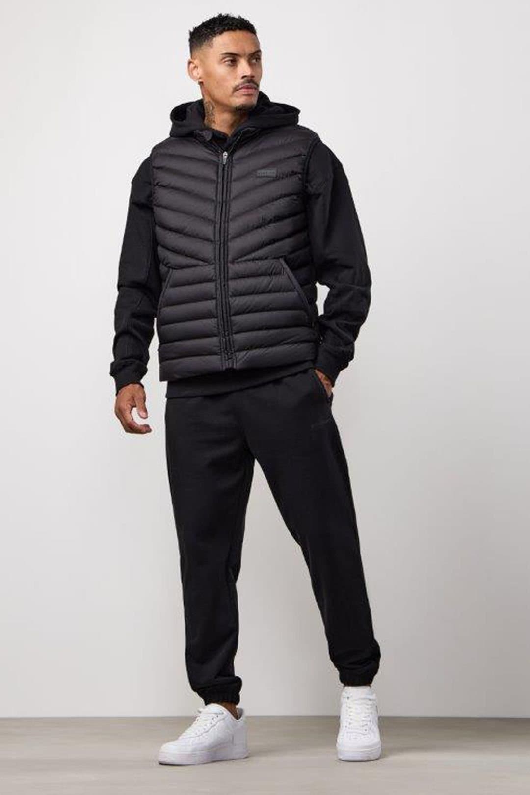 Gym King GYM KING Men's Endurance Puffer Gilet Black
